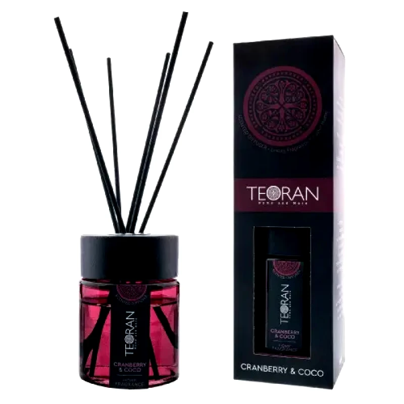 Teoran Αρωματικο xώρου Teoran σε stikc Cranberry Coco στρόγγυλο 150ml - Κυκλικό 150ml