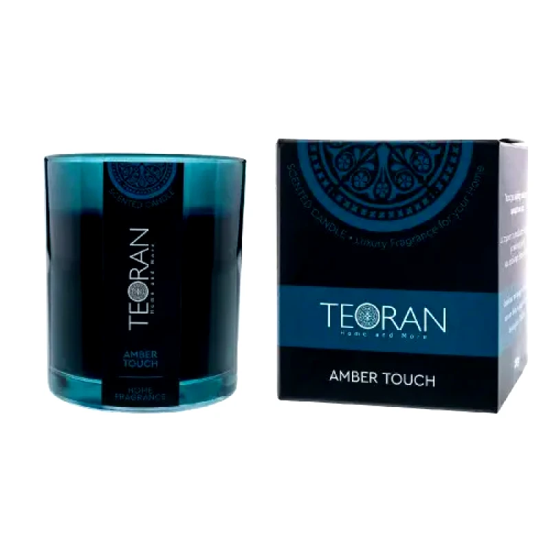 Teoran Αρωματικο κερί Teoran Amber Touch στρόγγυλο 130γρ - Κυκλικό 130gr