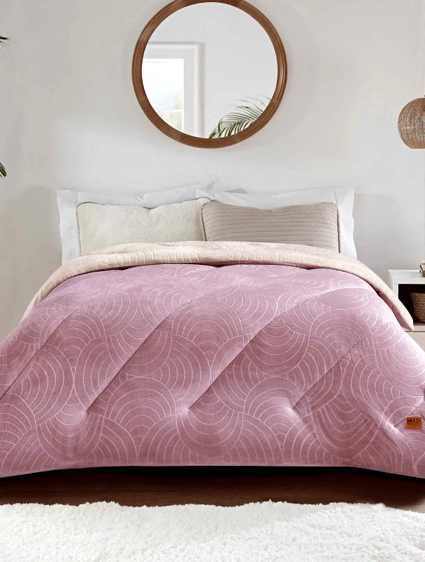 MADI Κουβερτοπάπλωμα Υπέρδιπλο Madi Nocture Pink 220x240