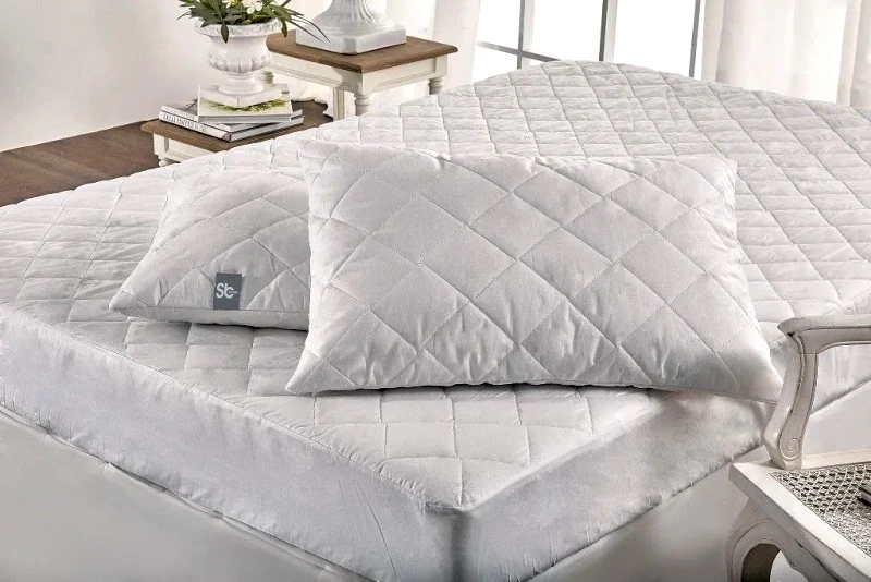 Sb Home Επίστρωμα Κάλυμμα Sb Home Καπιτονέ Μαξιλάριων Ζεύγος 50x70
