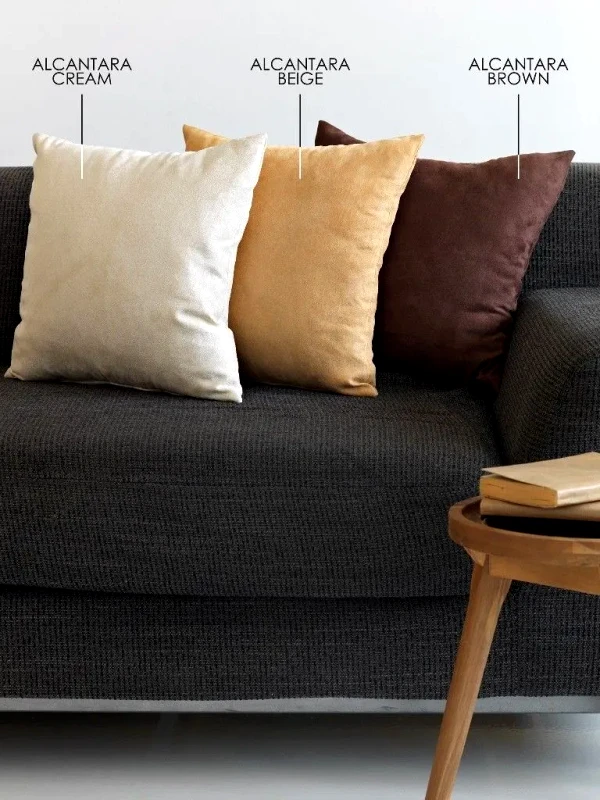 Sb Home Μαξιλαροθήκη Alcantara Brown Sb Home 45X45