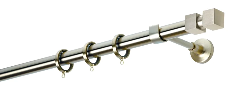 Zogometal Κουρτινόβεργα Zogometal Easy Line E4144 Νίκελ Ματ