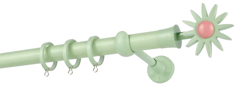 Zogometal Κουρτινόβεργα Zogometal Color Pop Super Gloss CP4054 Φυστικί - Ροζ