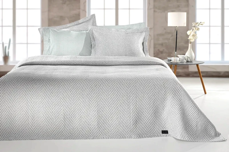 Guy Laroche Κουβέρτα Υπέρδιπλη Guy Laroche Vigo Silver 245x260