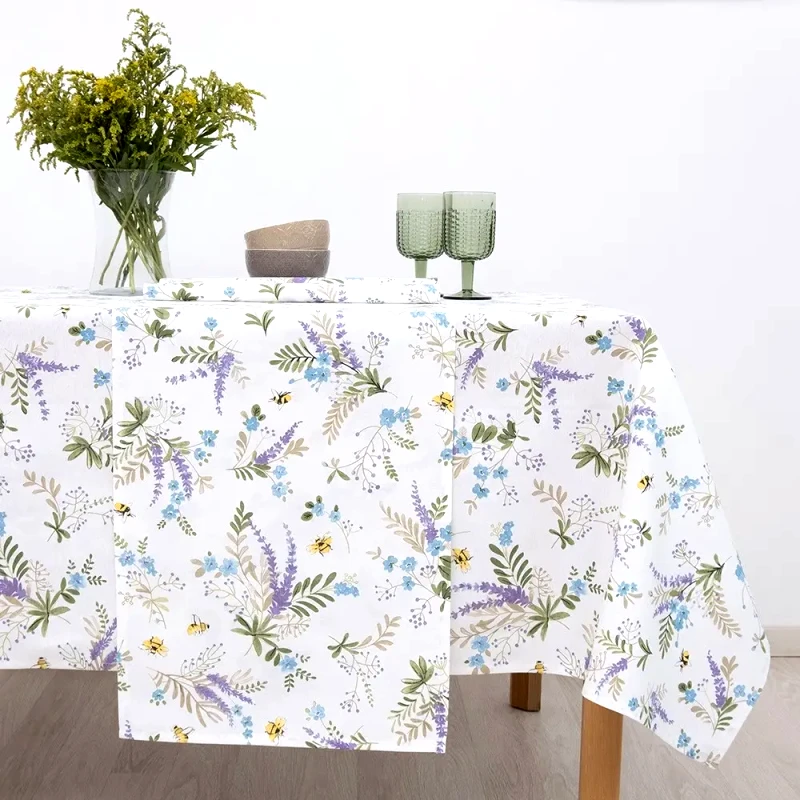 Dimeco Τραπεζομάντηλο Dimeco 135x135 Lily Blue