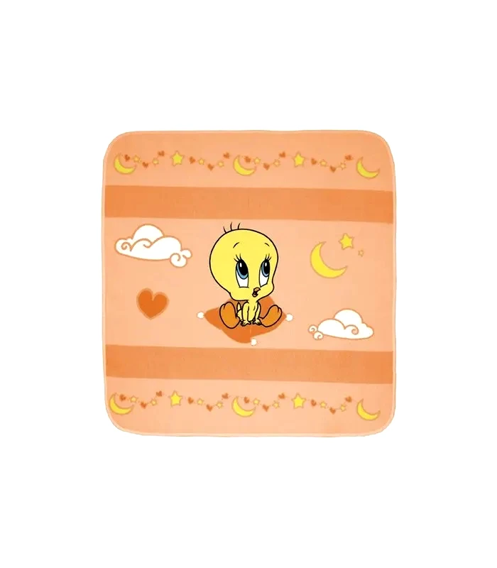 Baby Oliver Baby Looney Tunes Κουβέρτα Φανελένια Des.49 90X90