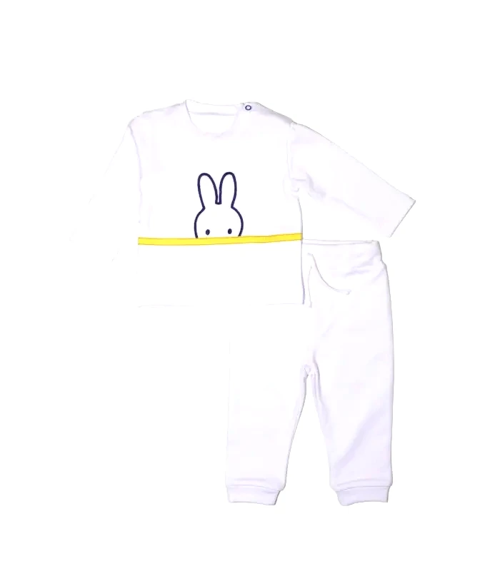 Baby Oliver Miffy Des.60 Σετ Φόρμας 2Τ Λευκό 9 Mηνών/74Cm