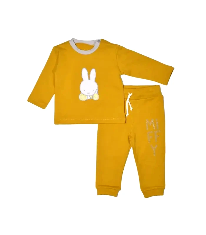 Baby Oliver Miffy Des.65 Σετ Φόρμας 2Τ Ώχρα 9 Mηνών/74Cm