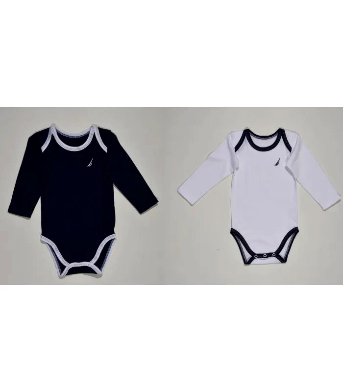 Baby Oliver Nautica Des.16 Εσώρουχα Σετ 2Τ 80 Εκ. Μακρύ Μανίκι Σκούρο Μπλε 100% Βαμβάκι Jersey