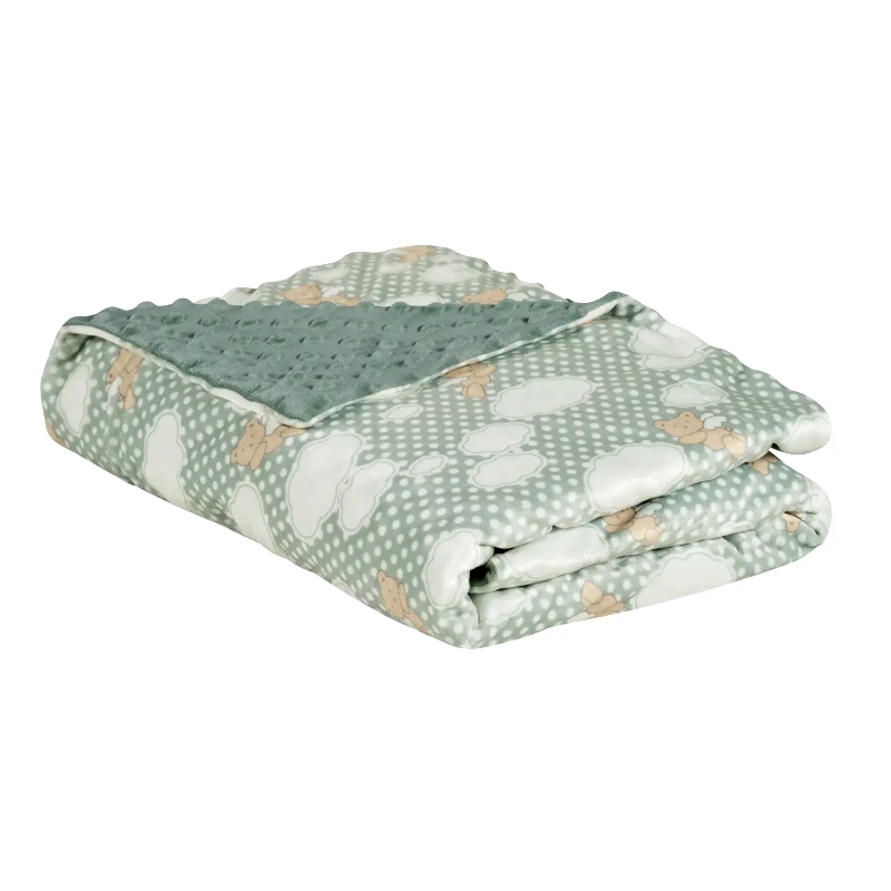 DAS BABY Κουβέρτα Fleece Αγκαλιάς Das Home 4901 Mint 75x100