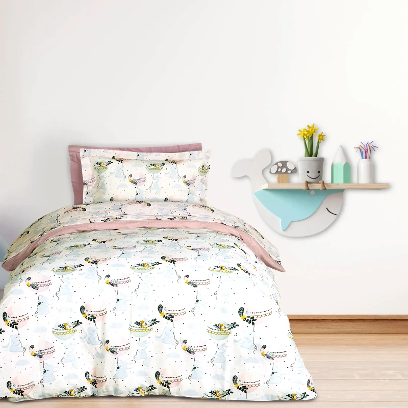 DAS KIDS Σετ Σεντόνια Μονά Das Home 4915 Light Blue-Pink-Mint 170x240