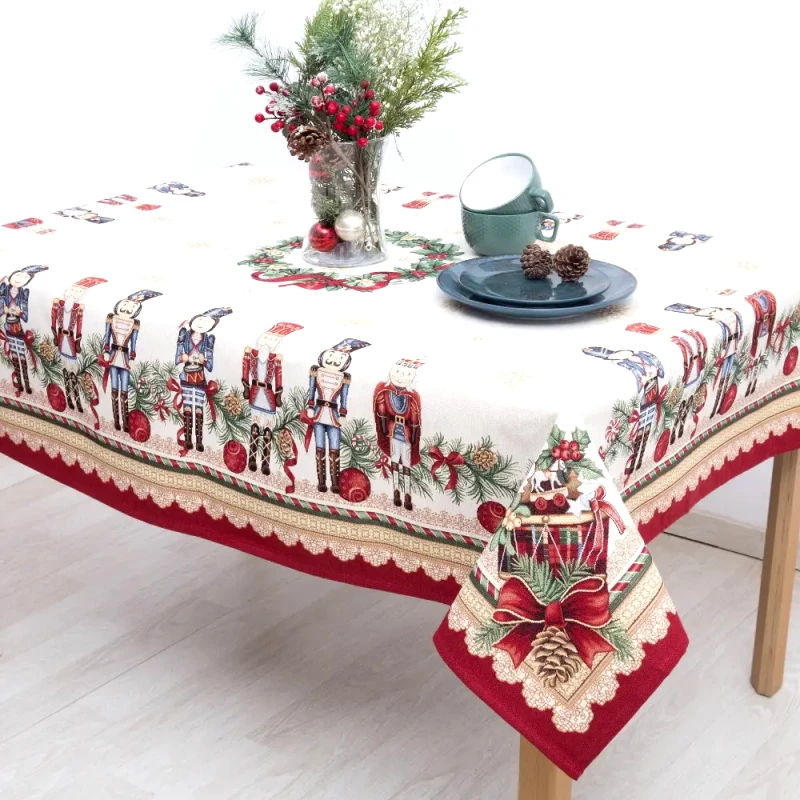 Dimeco Τραπεζομάντηλο Dimeco 140Χ180 8945 Red