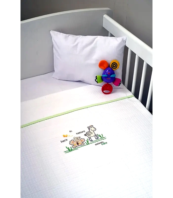Baby Oliver Aslanis Baby Des.504 Κουβέρτα Πικέ Αγκαλιάς