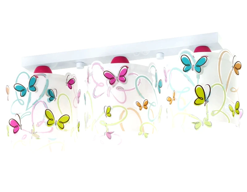Ango Παιδικό Φωτιστικό Οροφής Τρίφωτο Ango Butterfly 62143