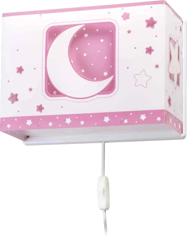 Ango Παιδική Απλίκα Τοίχου Ango Pink Moon 63238 S