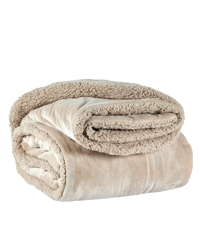 Kentia Κουβερτοπάπλωμα Ημίδιπλο με Sherpa Kentia Notturno 26 180x240