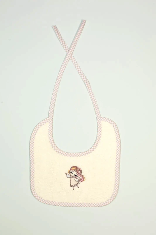 Dimcol Σαλιάρα Dimcol Little Angel 143 Εκρού 25x25