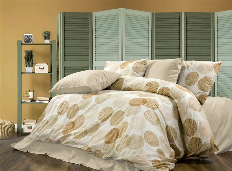 Dimcol Παπλωματοθήκη Μονή Dimcol Κοραλία 465 160X240 Beige