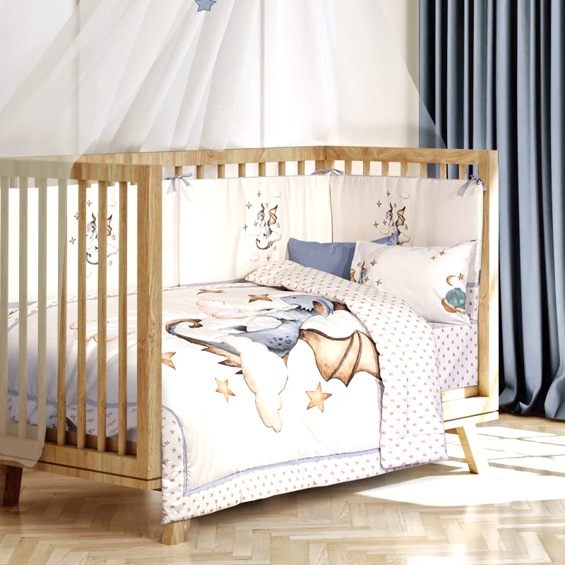 Greenwich Polo Club Πάντα Κούνιας Greenwich Polo Club 8840 Λευκό- Μέντα- Μπεζ 45x195