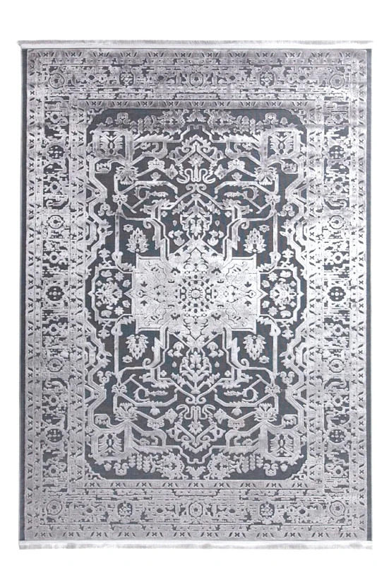 Royal Carpet Χαλί Royal Carpet Lotus Summer 2927 Black Grey 160x230