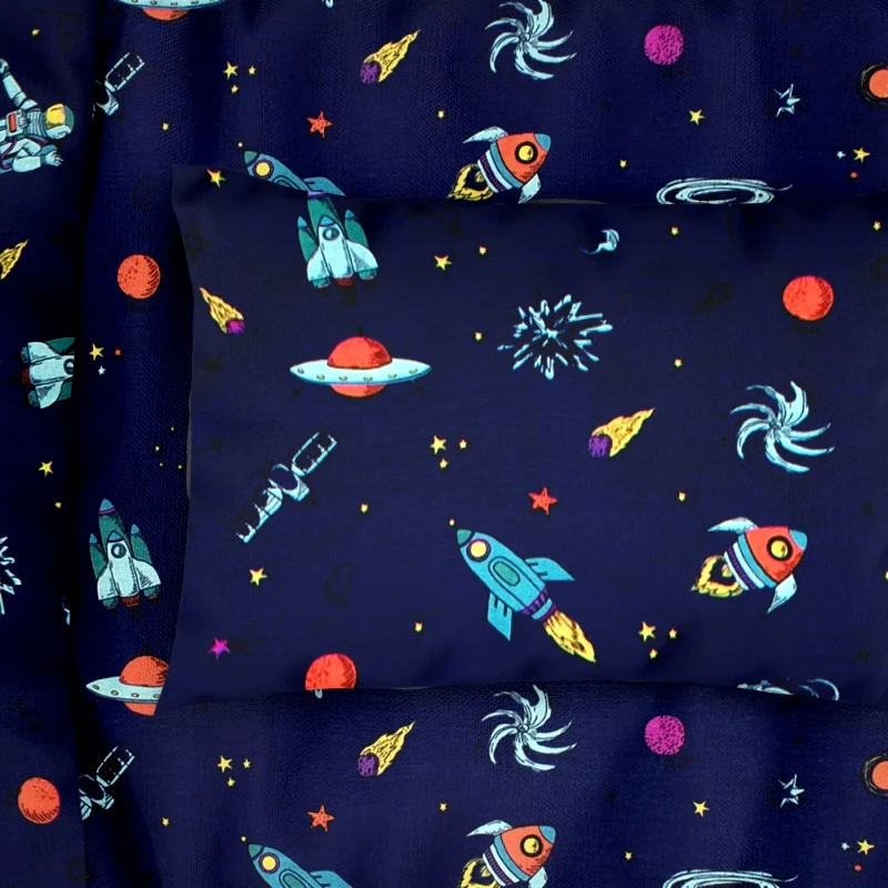 Dimcol Βρεφική Μαξιλαροθήκη Dimcol Space 189 Blue 35x45