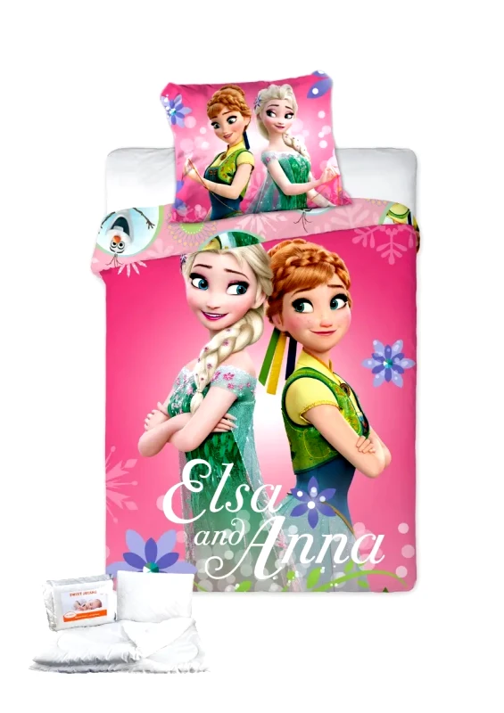 DISNEY DIMcol Σετ Πάπλωμα & Παπλωματοθήκη Κούνιας 4 Τεμαχίων Disney Dimcol Frozen 584 100x135