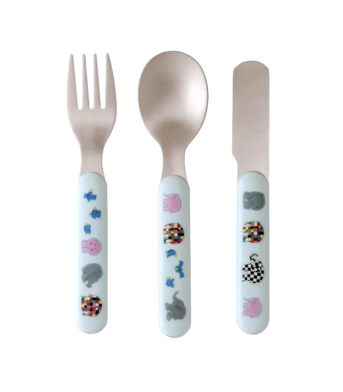 Oliver Baby Σετ Κουταλο-Μαχαιρο-Πηρουνο 3 Τεμ Elmer - Petιτ Jour Paris