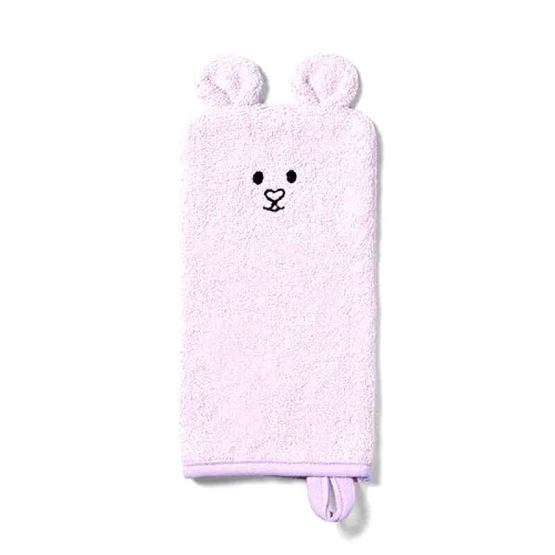 BabyOno Γάντι Πλυσίματος Babyono Bamboo Μωβ BN787/01 12x25