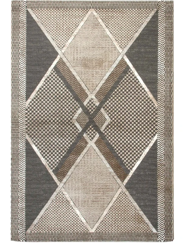 MADI Χαλί Madi Lozenge Grey 165x230