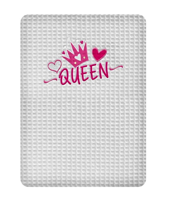 Adam Home Κουβέρτα Πικέ Αγκαλιάς Adam Home Queen Grey 80x110
