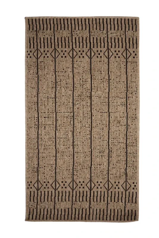 Royal Carpet Χαλί Διάδρομος Ψάθινο Royal Carpet Avanos 9004 Black 80x150