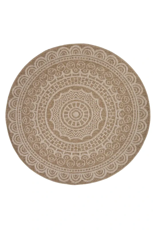 Royal Carpet Χαλί Διάδρομος Ψάθινο Royal Carpet Avanos 8893 White 80x150