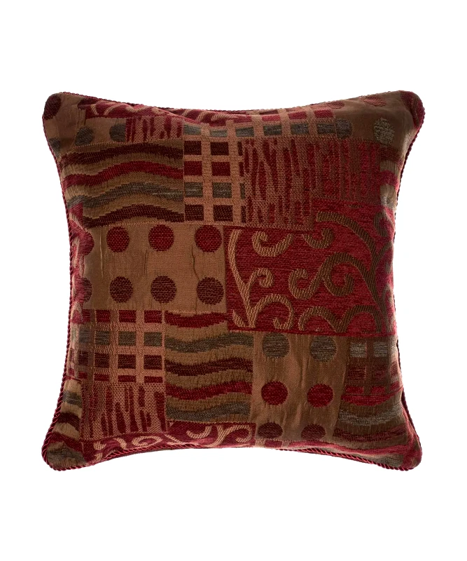 Silk Fashion Μαξιλαροθήκη Διακόσμησης Silk Fashion 602 Πυκνό Μπορντώ 45x45