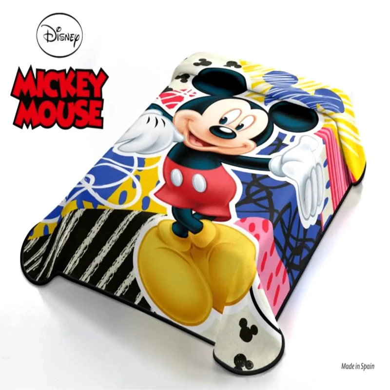 Belpla Κουβέρτα Βελουτέ Μονή Belpla Disney Mickey Mouse 160x220