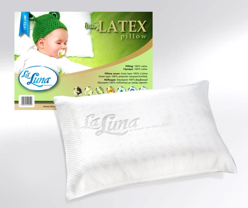 Laluna Εξαιρετικά Μαλακό Μαξιλάρι Βρεφικό La Luna The Baby Latex Pillow 30x40x6,5