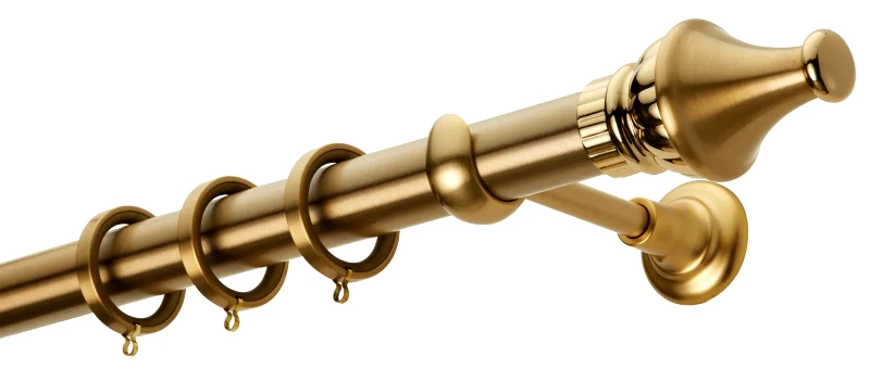 Zogometal Κουρτινόβεργα Zogometal Classique Collection CL0432 Όρο Ματ/Όρο