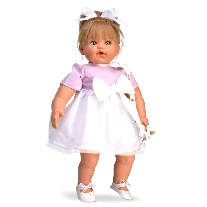Magic Baby Κούκλα Magic Baby Susy Pink Dress με Τούλι 47cm MB47031
