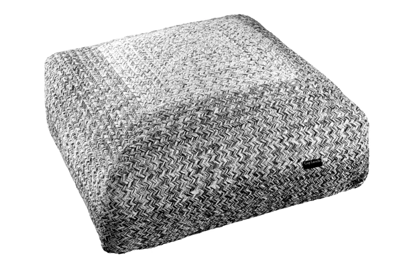 Guy Laroche Πούφ Guy Laroche Boho Shades Grey 50x50x25