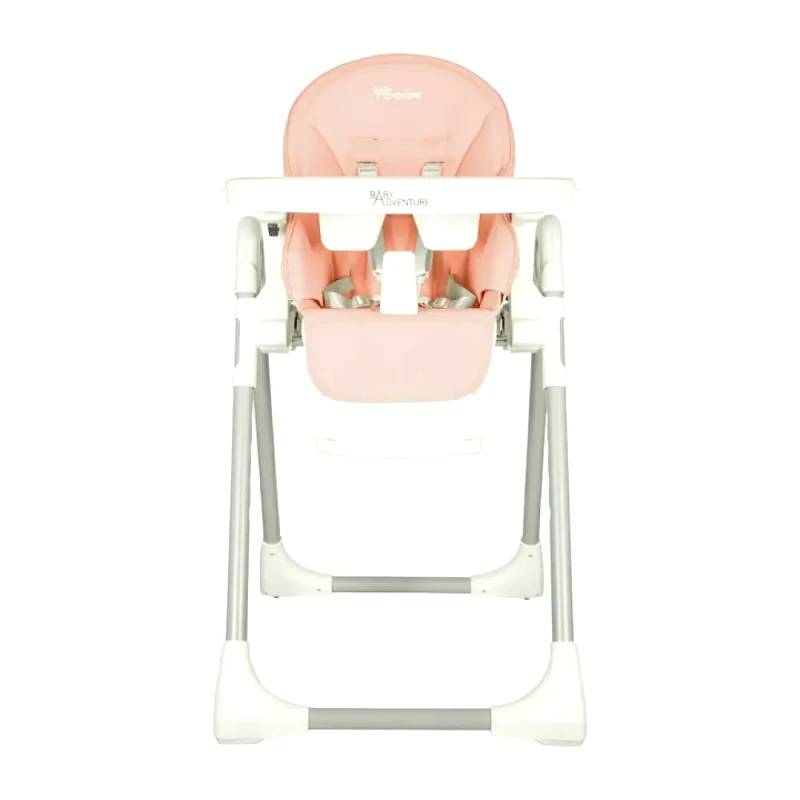 Baby Adventure Κάθισμα Φαγητού Baby Adventure Viva 2 Powder Pink BR75589
