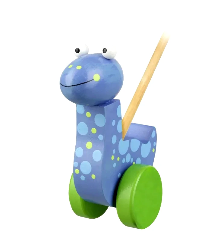 Oliver Baby Παιχνίδι Ώθησης Diplodocus Orange Tree Toys
