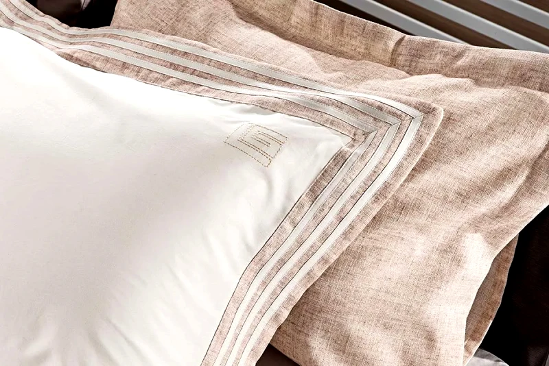 Guy Laroche Μαξιλαροθήκες Oxford Linen Old Pink 50x70