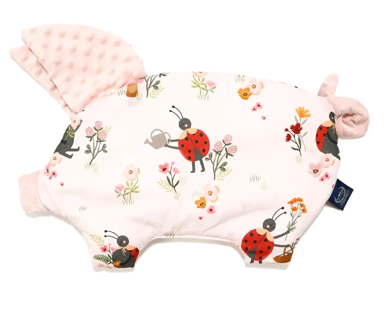 La Millou Βρεφικό Μαξιλάρι La Millou Sleepy Pig Mirella Powder Pink