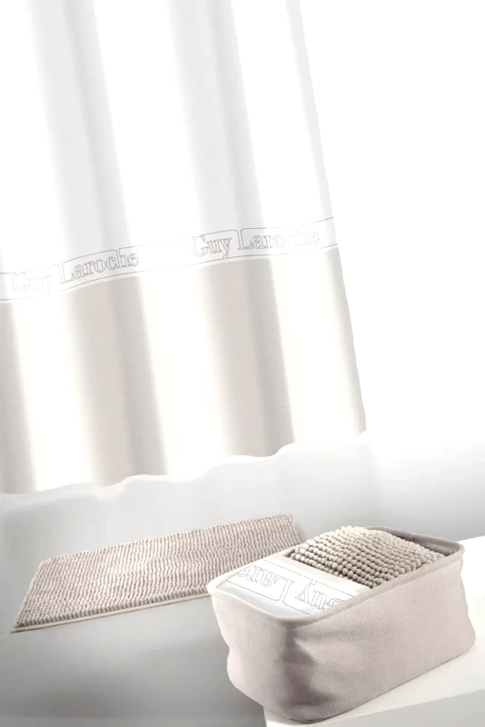 Guy Laroche Σετ Κουρτίνας Μπάνιου 4 Τεμαχίων Guy Laroche Miami Ammos