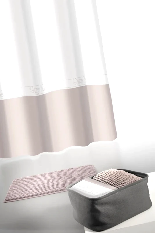 Guy Laroche Σετ Κουρτίνας Μπάνιου 4 Τεμαχίων Guy Laroche Miami Amethyst