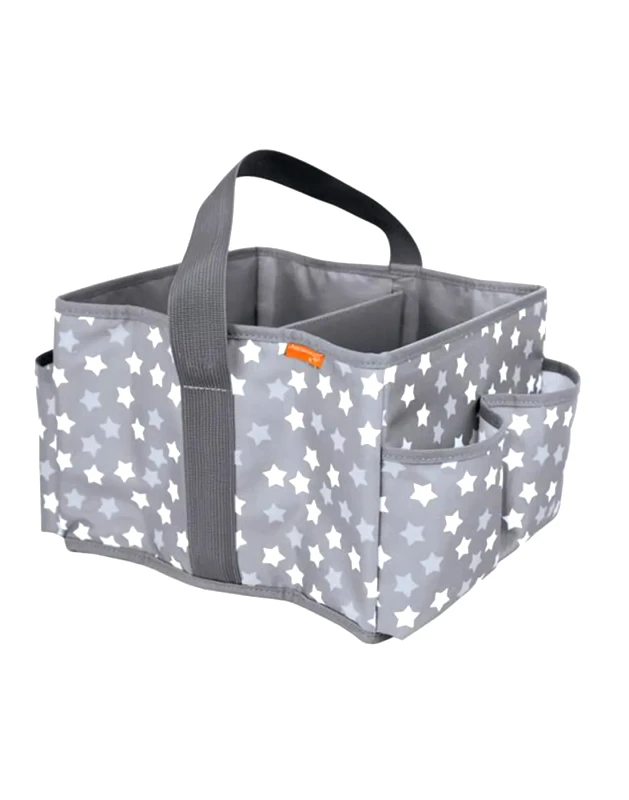 Τσαντάκι/Καλαθάκι Καλλυντικών Μωρού Stars Grey BR77340