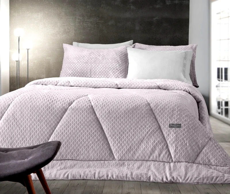 Saint Clair Κουβερτοπάπλωμα Υπέρδιπλο Saint Clair Baroque Melanze 220x240