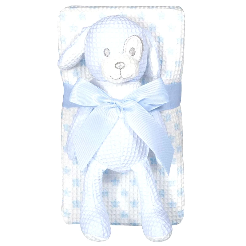 Greenwich Polo Club Κουβέρτα Πικέ Αγκαλιάς Greenwich Polo Club 8856 Blue- White 75x100