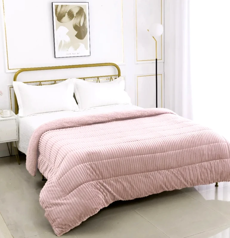 Silk Fashion Κουβερτοπάπλωμα King Size Silk Fashion Kotle Old Rose 240x260