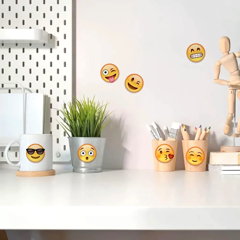 Ango Αυτοκόλλητα Τοίχου Βινυλίου Ango Emoji XS 59014