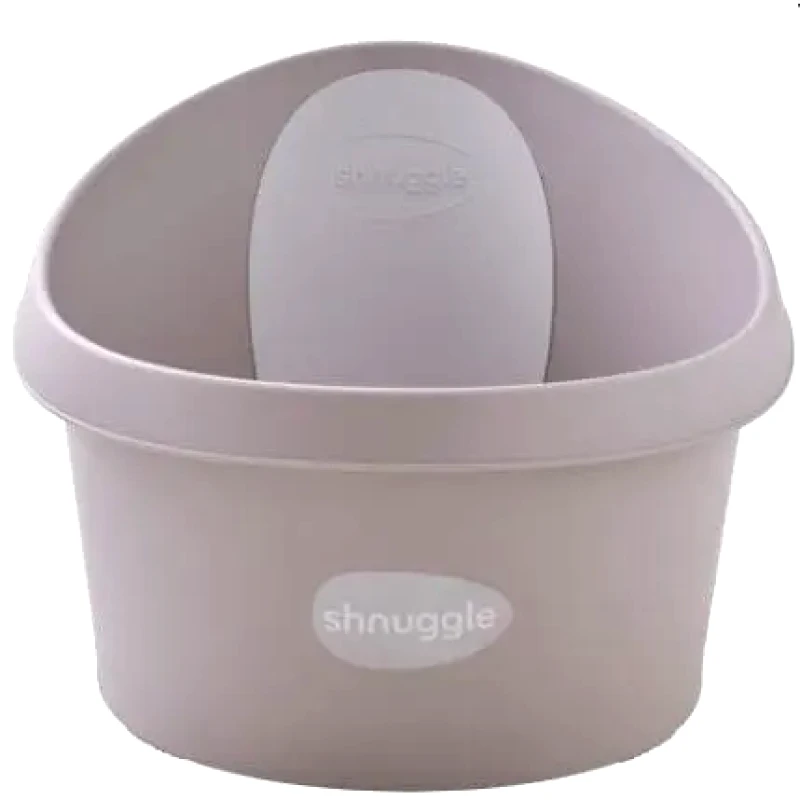 Shnuggle Βρεφικό Μπανάκι Shnuggle Με Τάπα Λευκό-Γκρι 12 Μηνών - 4 Ετών STB-TPE-EUR